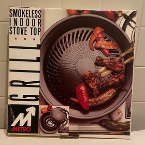 🌺VTG Metro Smokeless Indoor Stove Top Grill (Kitchen) New